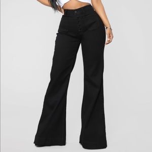 Fashion Nova Skyscraper Denim Jeans BLACK size 29